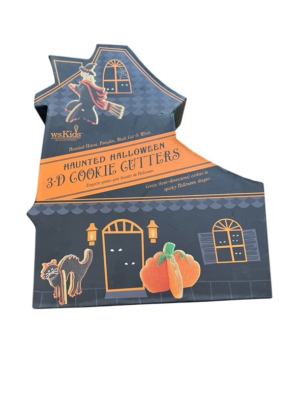Williams-Sonoma WsKids Haubted Halloween 3D Cookie Cutters NEW in Box