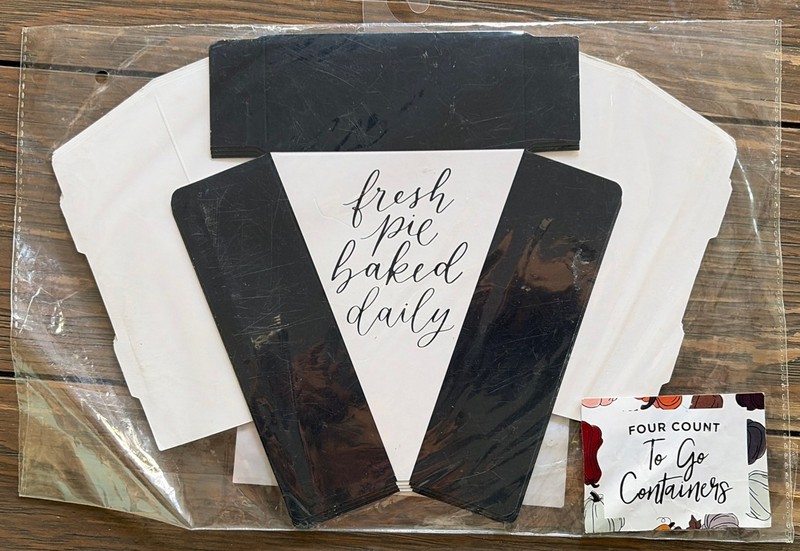 4 - Four Count Pie Slice Boxes Party Bakery To Go Dessert Containers gallery