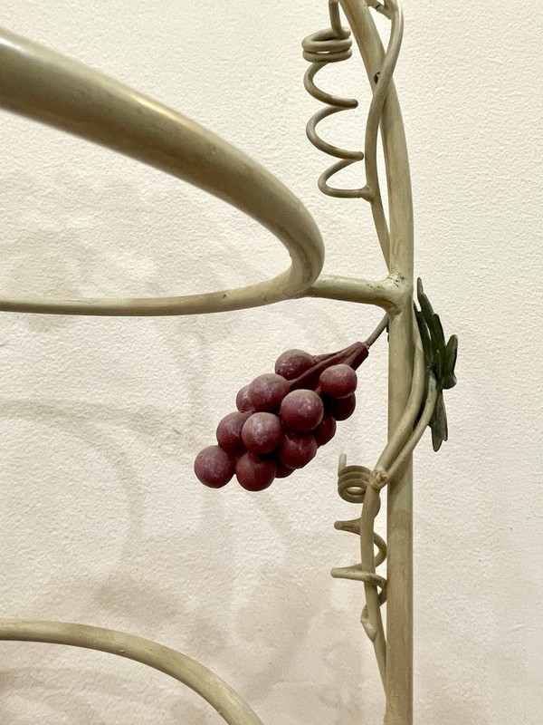 VTG Mikasa Wrought Iron 3-Tier Plate Stand Cake Dessert Grapevine Pear High Tea gallery