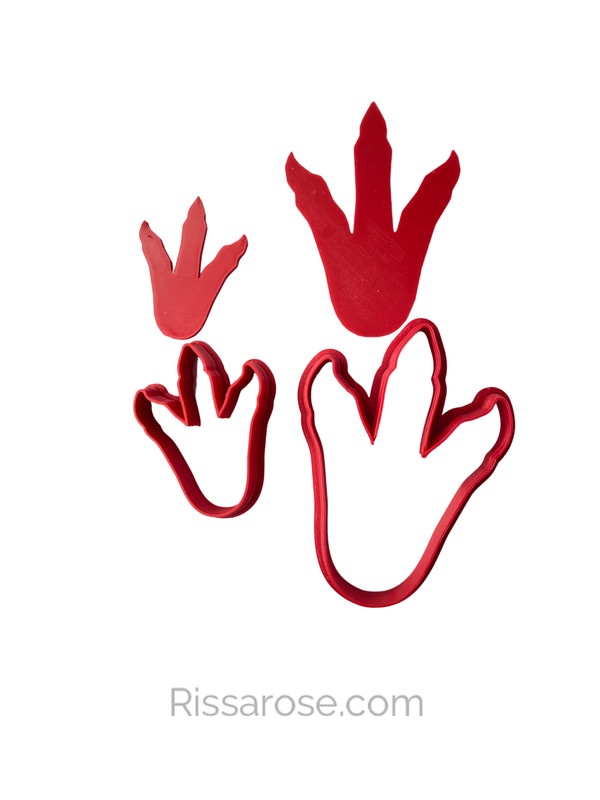 Dinosaurs foot print cookie cutter stamp gallery