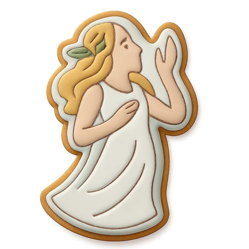 Singing Lady Cookie Cutter - 4x3" Artistic Baking Creative Party Tool gallery