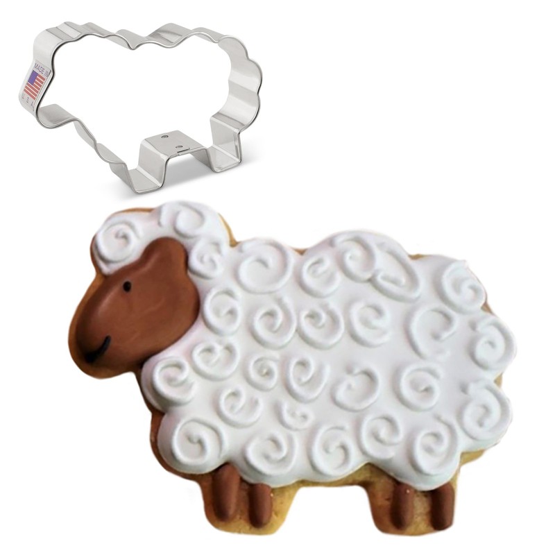 Ann Clark Sheep/Lamb Cookie Cutter, 3-1/2″ Made in USA