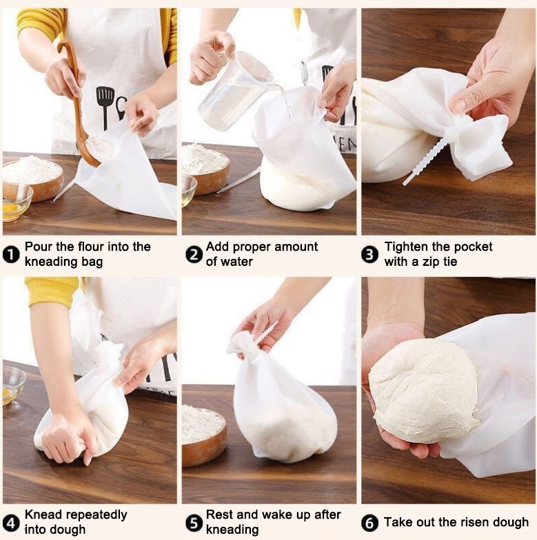 Large Capacity Flour Mixer Bag Time saving Dough Preparation Accessory gallery