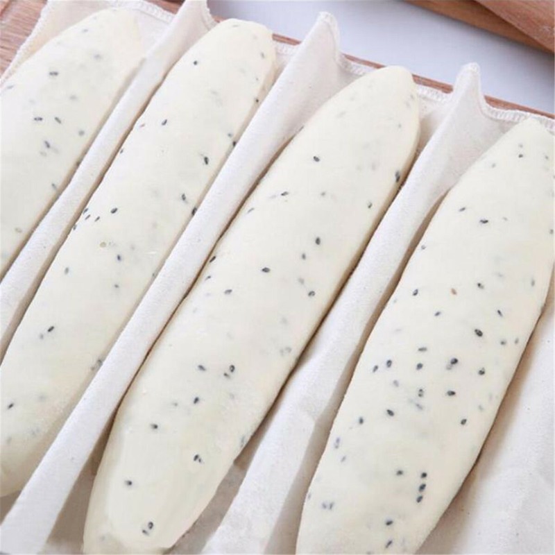 Proofing Linen Flax Fermented Cloth Dough Baker Pan Proving Bread Baking Tool gallery