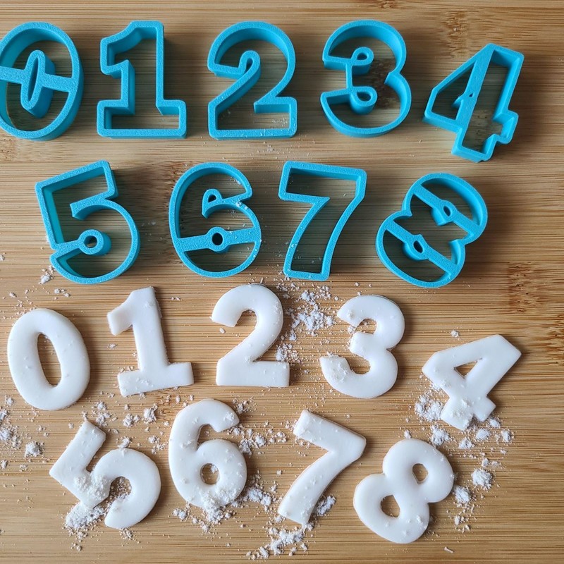 Numbers Cookie Cutter. Perfect Gift Birthday Party 3 sizes gallery