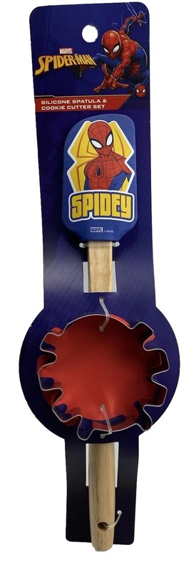 Spider-Man spatula and cookie cutter kitchen baking spatula Spider man
