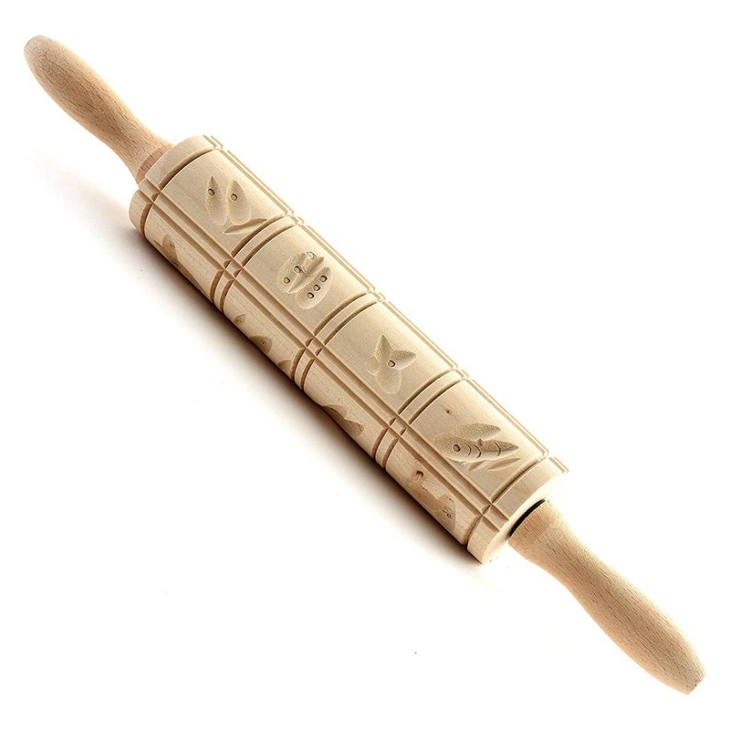Springerle Rolling Pin 10″