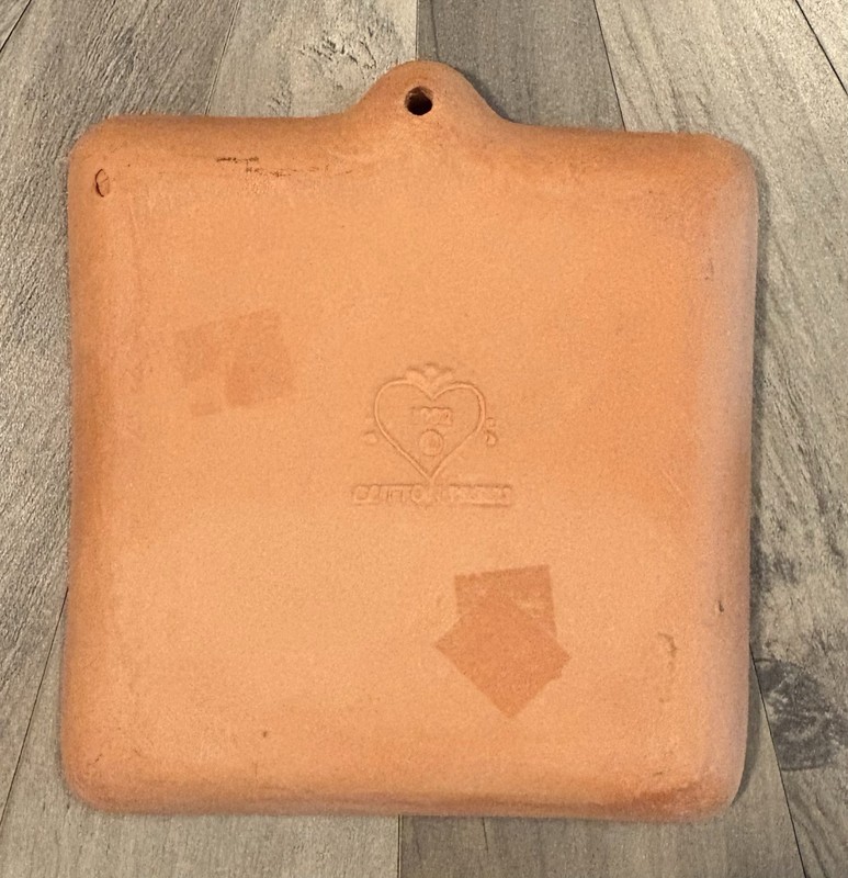 Vintage Cotton Press Cookie Mold Heart Sampler Rectangle Craft Mold gallery