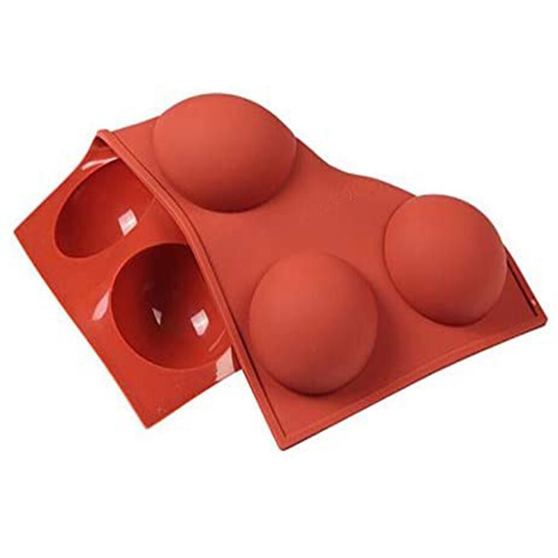 Ebancka Silicone Chocolate Molds, 6 Holes Semi Sphere Chocolate Molds, Silicone gallery