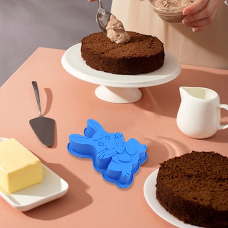 Creative Rabbit Shape Silicone Mold For Cupcakes Cookie Homemade Desserts gallery