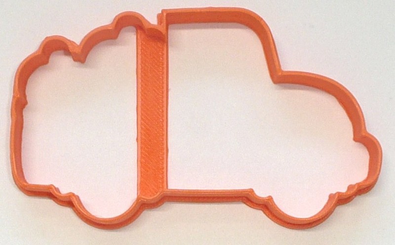 PUMPKIN TRUCK OUTLINE FALL HARVEST RUSTIC PICKUP COOKIE CUTTER USA PR3863