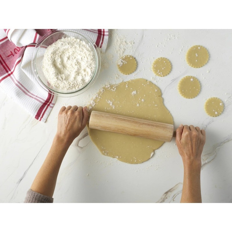 Wood Rolling Pin for Baking 10x2 Inch Water Resistant Dough Roller gallery