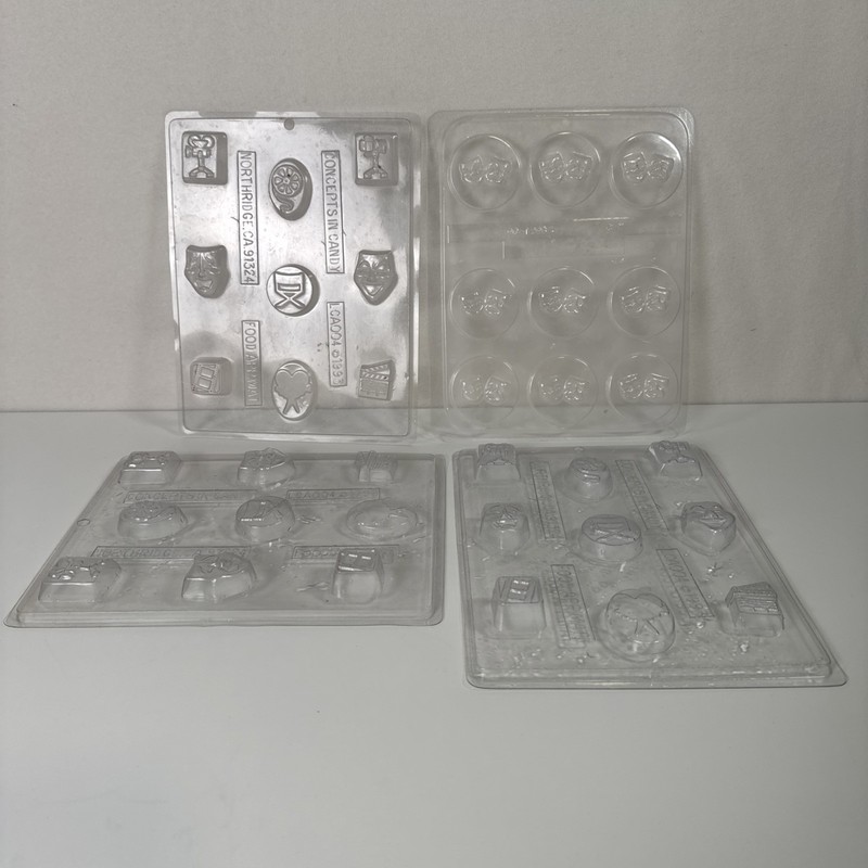 Candy Molds Theatre/Film Comedy Masks Film Camera Director Chair Preowned Good