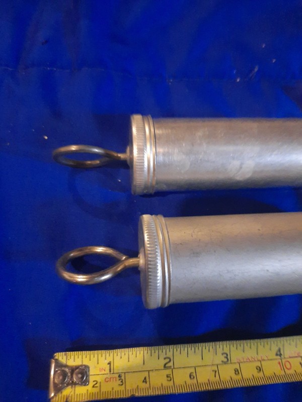 2 Vintage Aluminum Mini Cookie & Cake Decorator Piping Tools with 12 Tips gallery