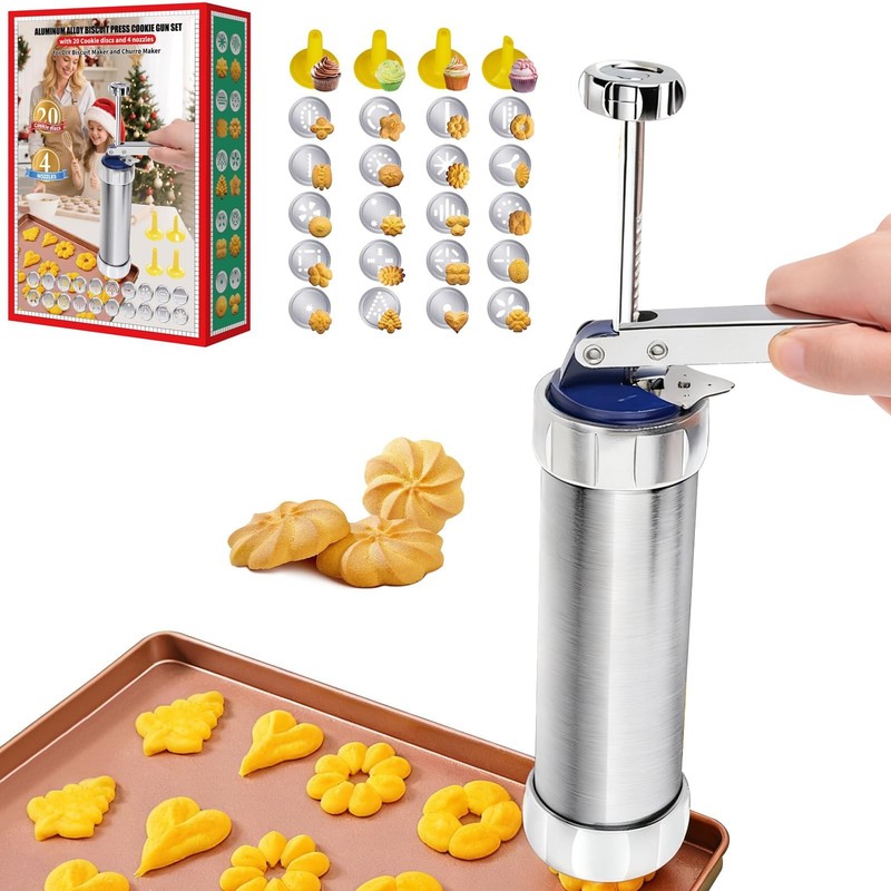 Pistola hacer galletas con máquina hacer galletas Spritz. Un regalo estupendo