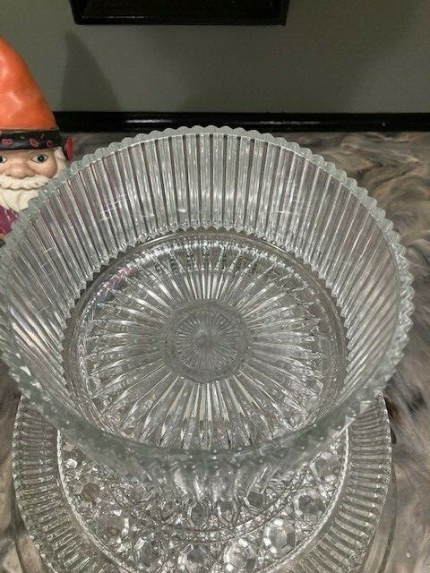 3 TIER CAKE, DESSERT, FRUIT, UPCYCLED DISPLAY SERVEWARE PARTY PLATE STAND gallery