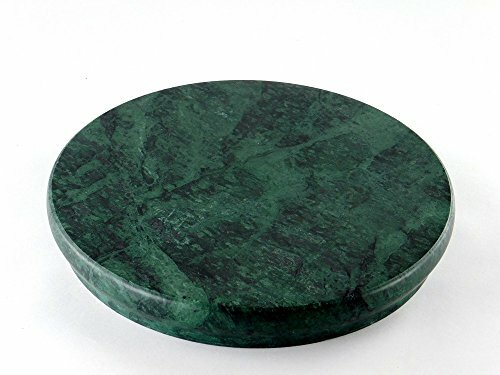 Kitchen Hand Made Durable Marble Green chakla, for Making Roti/Chapati/Papad 1pc