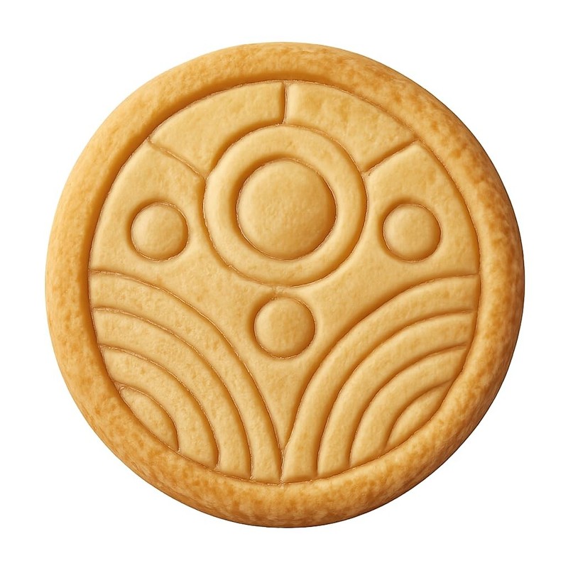Symmetrical Crop Circle Cookie Cutter & Stamp, Fondant & Clay Cutter – 4×4″