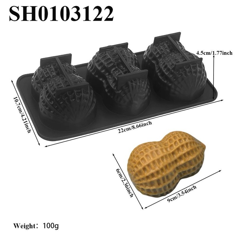 Food Grade Silicone Mousse Cake Mold 3/4 Cell Chocolate Baking Mold Dessert Tool gallery