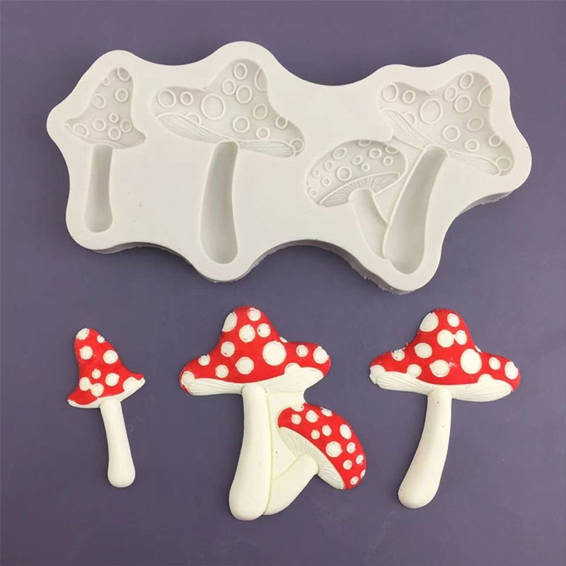 Mushroom Shaped Cake Mould Candy Molds Fondant Moulds Silicone Chocolate Moulds gallery
