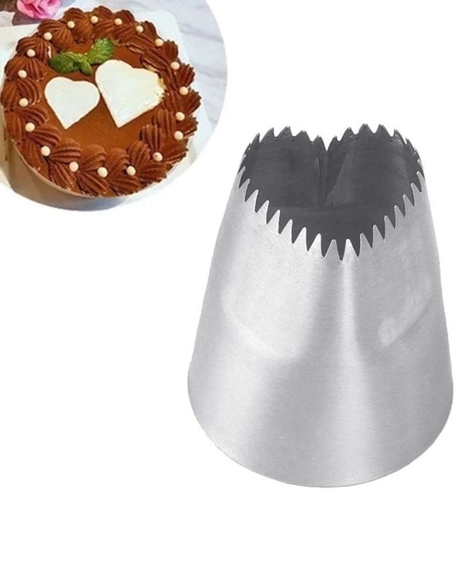 Piping Tips Stainless Steel Frosting Piping Tips Heart-shaped Icing Piping