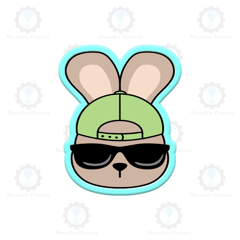 Bunny Sunglasses Cookie Cutters