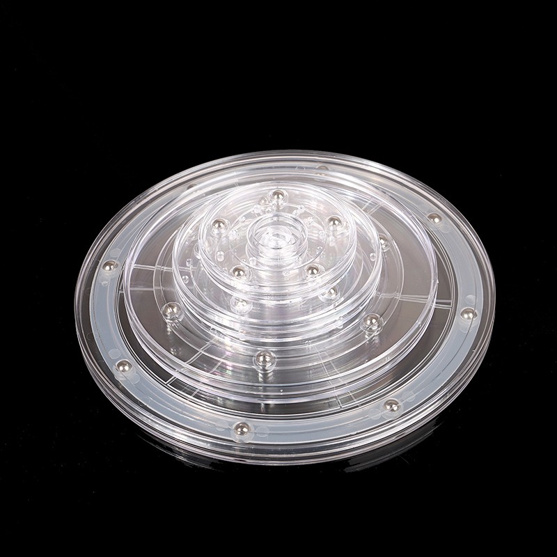 Turntable Transparent Acrylic 360 Rotating Display Stand Round Jewelry Plates gallery