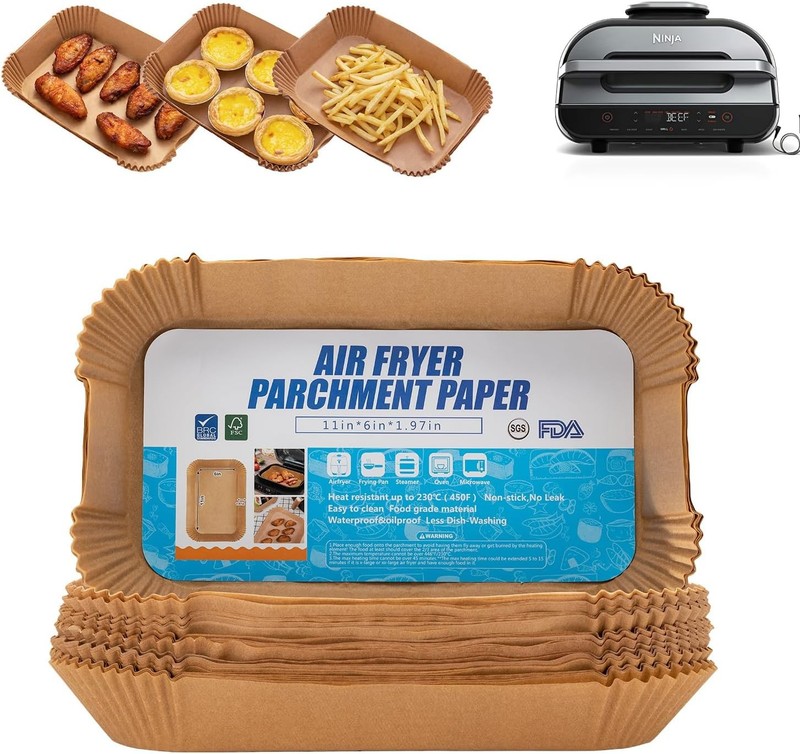 Air Fryer Liners For Foodi XL Smart FG551 6-in-1 Indoor Grill,100PCS