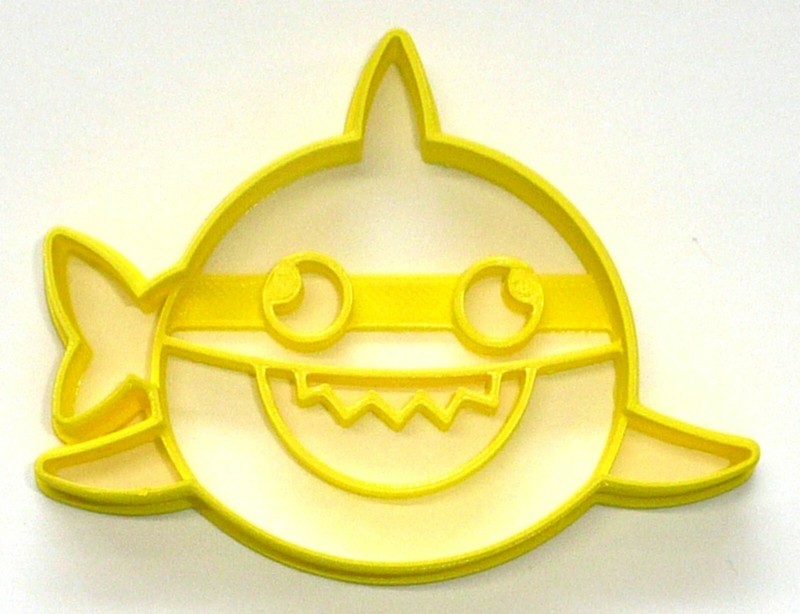 BABY SHARK FRONT FACING CARTOON SONG COOKIE CUTTER 3D PRINTED USA PR4145