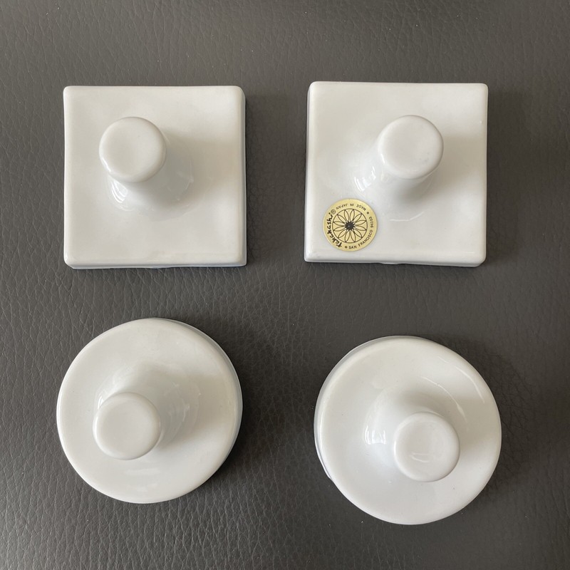 VTG Teddy Bear Design Set of 4 Cookie Press Stamps Takahashi Porcelain Japan NEW gallery