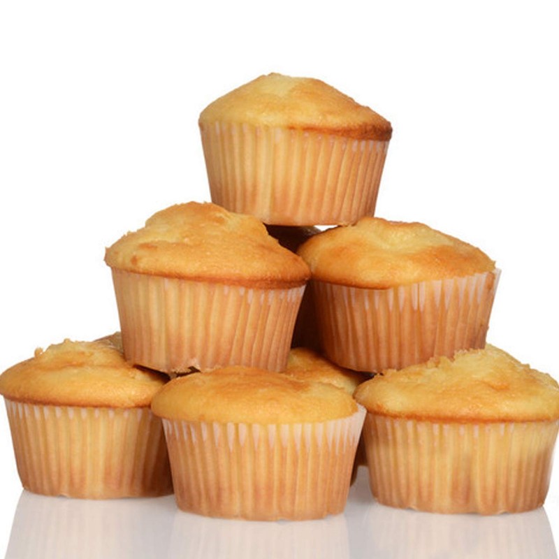 Standard Natural Cupcake Liners 500 Count No Smell Grease Proof Paper Muffin gallery
