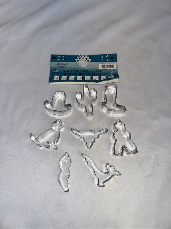 Bromwell Southwestern Style Mini Cookie Cutters 8 Pc