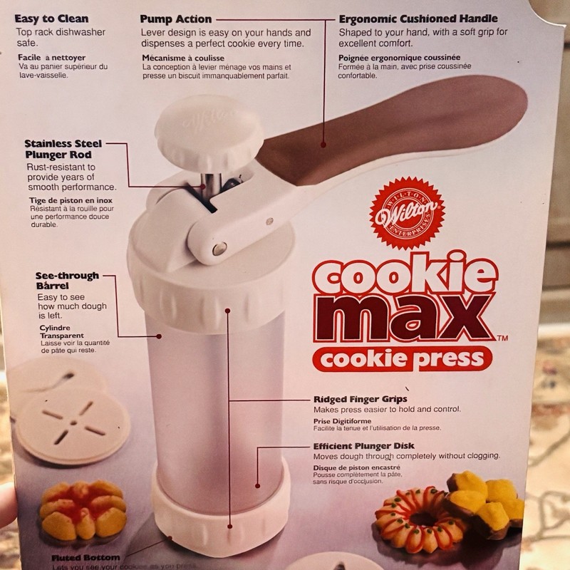 Vintage Wilton Cookie Max Cookie Press 2104-4003 New Open Box gallery