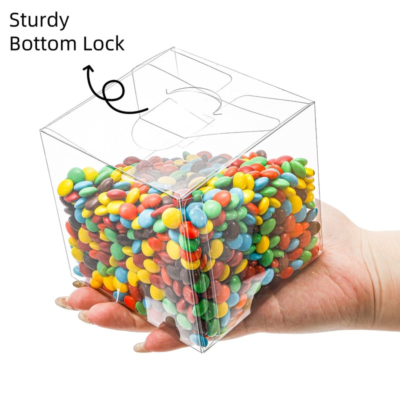 50 Pcs Clear Cupcake Box Individual, 3.5 Inch Plastic Single Cupcake Containe... gallery