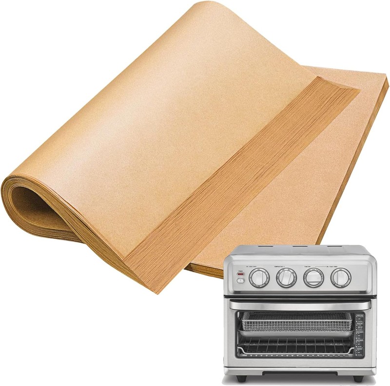 100Pcs 12-inch Air Fryer Parchment Paper Squares Baking