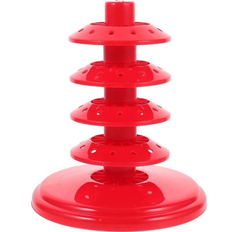 Tabletop Red Lollipop Holder Adjustable Multi Layer Decorative Display Rack gallery