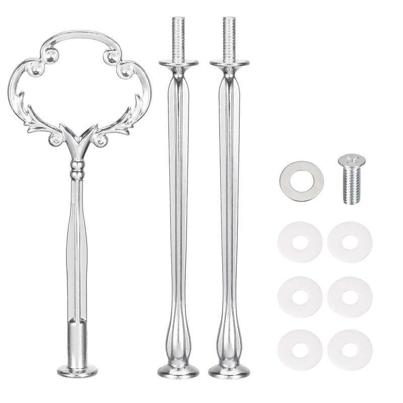 3 Tier Cake Stand Hardware Tiered Tray Plate Hardware Kit Heavy Metal Holder …