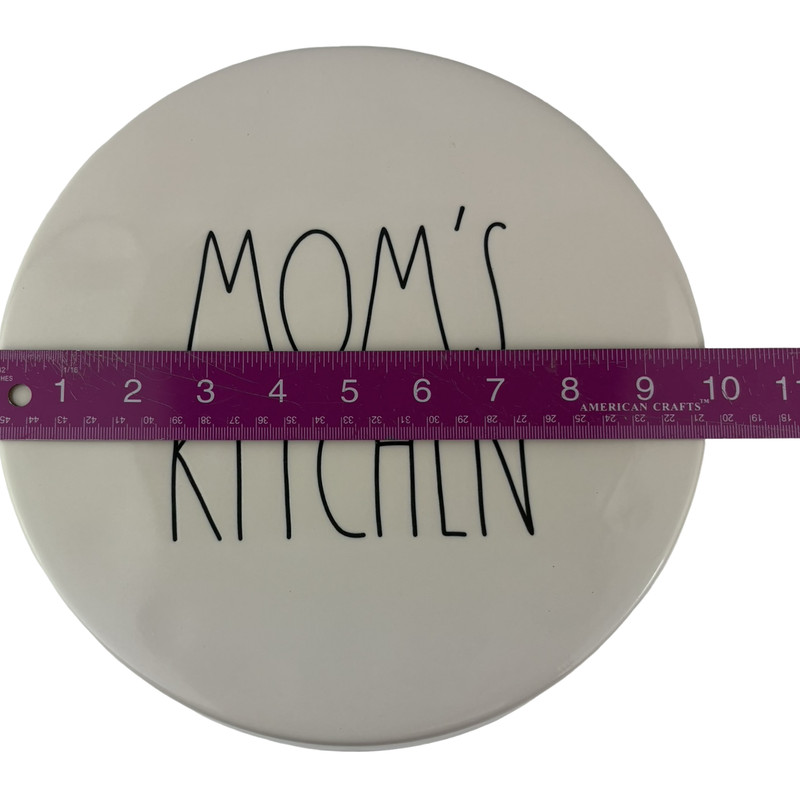 Rae Dunn by Magenta MOM'S KITCHEN Cake Stand Pastry Display 9.75" X 7" Farmhouse gallery