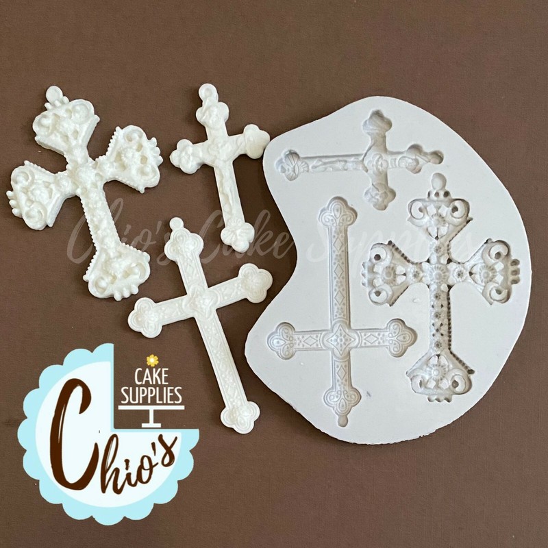 Big Crosses Silicone Mold, 3 different designs