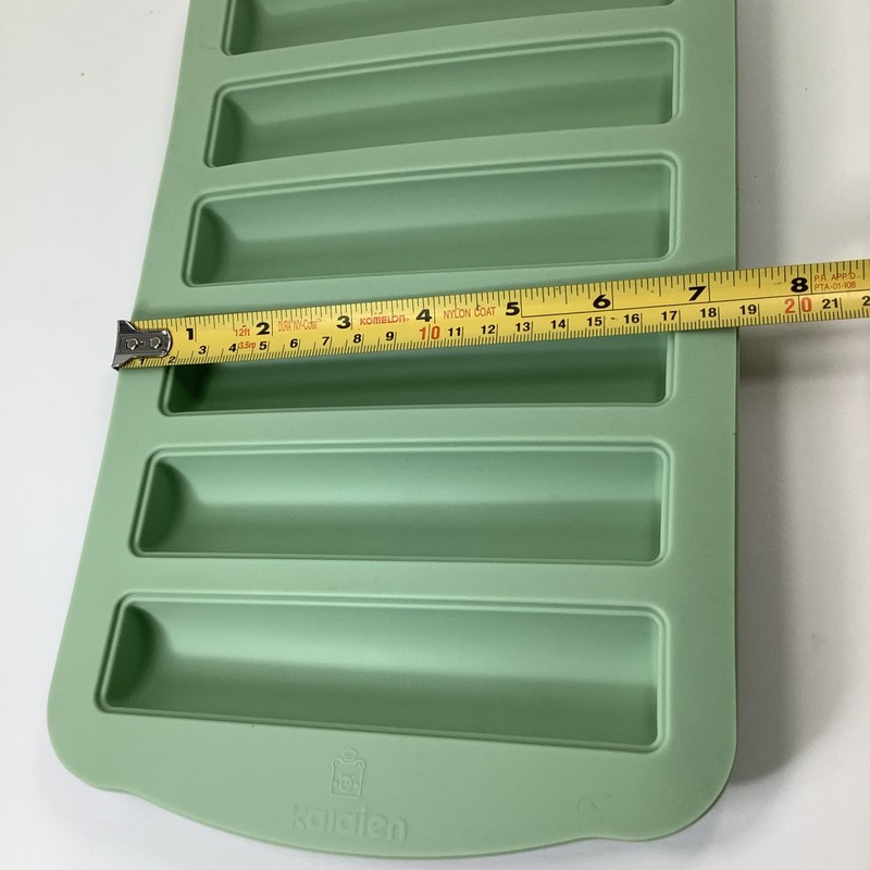 Kalaien Chocolate 6 Bar Mold Silicone Lot Of 2 Forms Green gallery