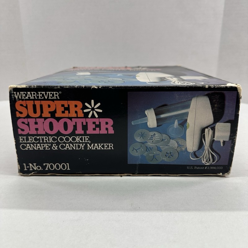 Vintage Wear-Ever Super Shooter Electric Cookie Canape Candy Maker 70001 TESTED gallery