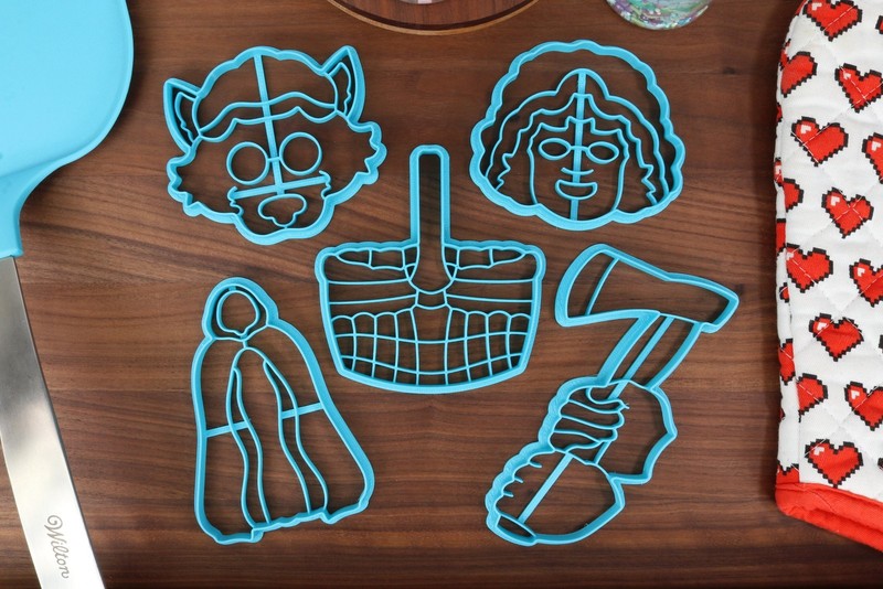 Red Riding Hood Cookie Cutters – Food Basket, Grandma Hood, Riding Hood Cloak,
