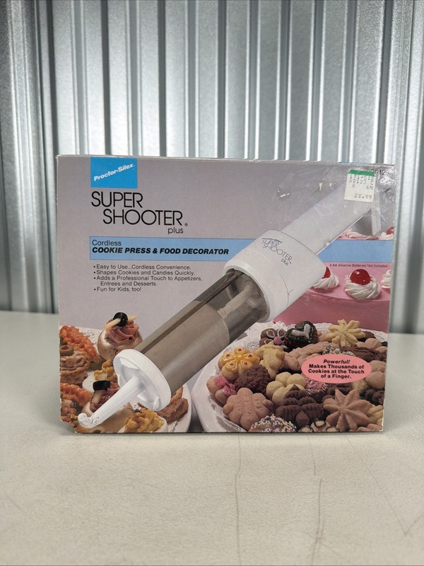 Proctor Silex Super Shooter Plus Cordless Cookie Press & Food Decorator (G0123) gallery