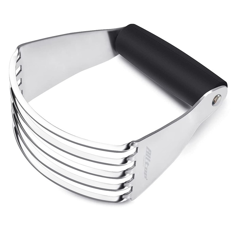 ALLTOP Pastry Shortening Blender Cutter,Stainless Steel Dough Masher Black