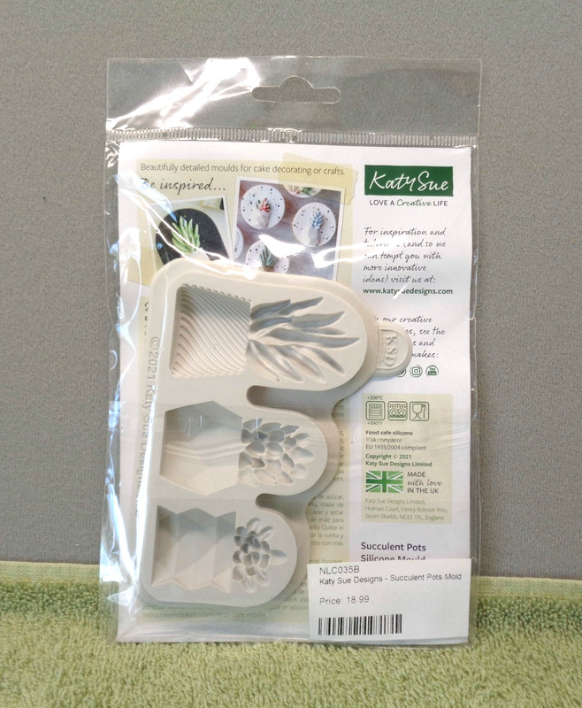 Katy Sue Designs- Succulent Pots Silicone Mould- Plants- NEW NIP gallery