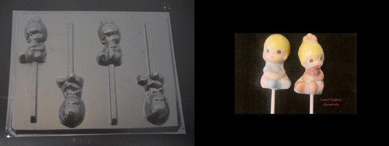 PRECIOUS MOMENTS BABY BABIES Chocolate Soap Candy Gummy Mold