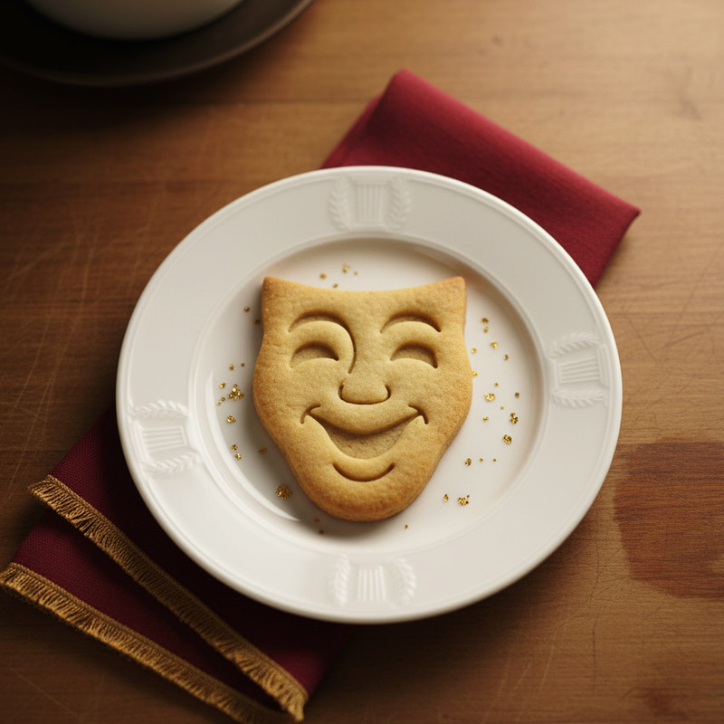 Comedy Mask cookie cutter - Theater production, Sock and buskin, drama plays gallery