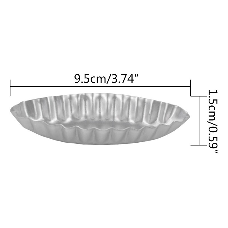 5/10/15 pcs Aluminum DIY Shape Egg Tart Mold Bakeware Pan Decorating Tools gallery