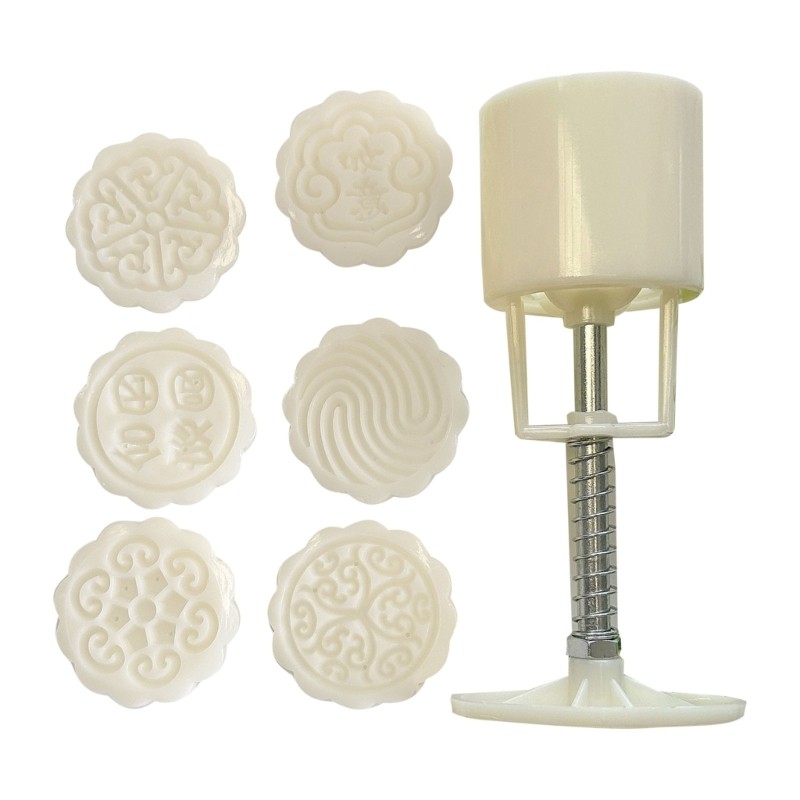 Animals Flower Moon Cake Molds Cookie Stamps Hand Pressure Moon Bakings Tool gallery