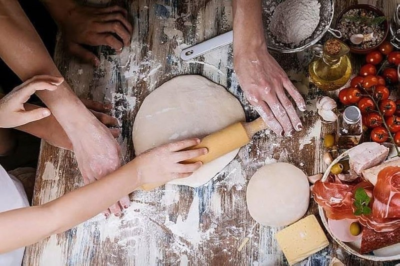 Natural Wooden Non-Stick Rolling Pin for Baking, 13 Inch 13 Inches, Brown gallery